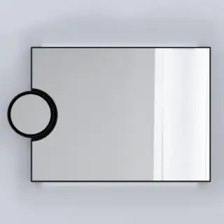 Зеркало для ванной Cielo Polifemo POSPL.FE MATT BLACK