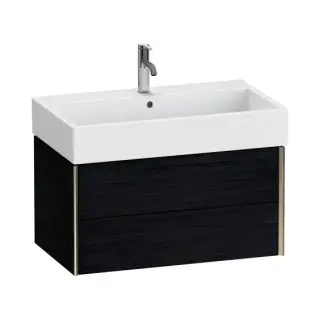 База под раковину Duravit XViu XV43360B116 Black Oak-16/рама champagne матовый-B1