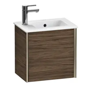 База под раковину Duravit XViu XV4024LB121 Walnut Dark-21/рама champagne матовый-B1
