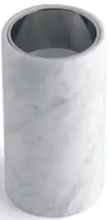 Стакан Bertocci CARRARINO 124.4700.6050 мрамор Carrara/никель матовый