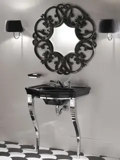 Консоль для ванной комнаты Devon&Devon Marlene consolle DEMARLENECR + IBLG1FNET хром