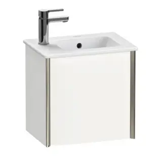База под раковину Duravit XViu XV4024LB118 белый матовый-18/рама champagne матовый-B1