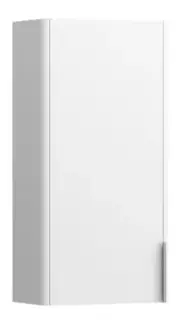 Шкафчик 1 дверка SX 35*18.5*70h белый матовый-260/ручка-алюминий