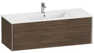 База под раковину Duravit XViu XV40280B121 Walnut Dark-21/рама champagne матовый-B1