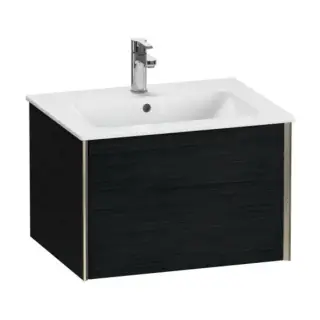 База под раковину Duravit XViu XV40250B116 Black Oak-16/рама champagne матовый-B1