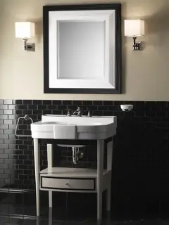 Консоль для ванной комнаты Devon&Devon Bogart EFBOGARTWG + IBLG1FBOG warm grey