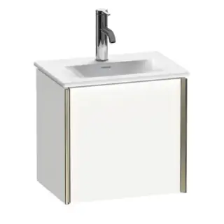 База под раковину Duravit XViu XV4030LB118 белый матовый-18/рама champagne матовый-B1