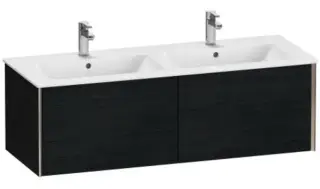 База под раковину Duravit XViu XV40290B116 Black Oak-16/рама champagne матовый-B1