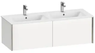 База под раковину Duravit XViu XV40290B118 белый матовый-18/рама champagne матовый-B1