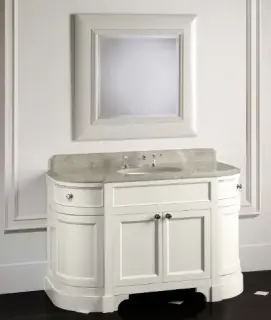 База под раковину Devon&Devon SEASON EFSEASONOFBF структура - offwhite / столешница - мрамор botticino fiorito с 1 отв.