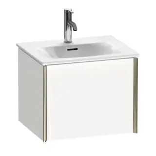 База под раковину Duravit XViu XV40310B118 белый матовый-18/рама champagne матовый-B1