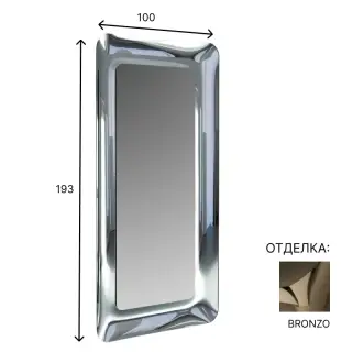 Зеркало для ванной Artelinea Boa TBO3 BRONZO