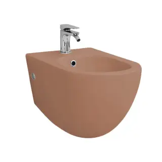 Биде Art Ceram FILE 2.0 FLB001.40;00 marrone tortora opaco