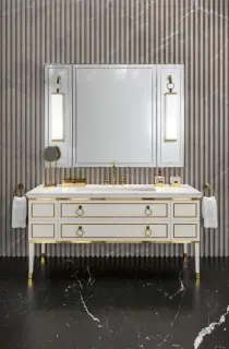 База под раковину Oasis Lutetia 0LUTCP607756180OR золото