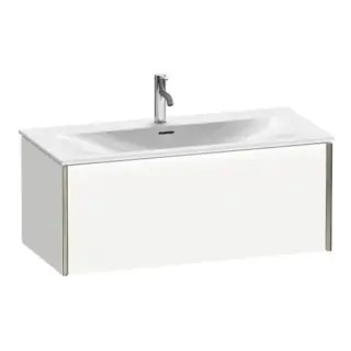 База под раковину Duravit XViu XV40350B118 белый матовый-18/рама champagne матовый-B1