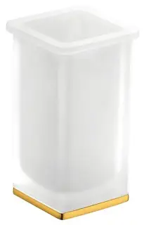 Стакан Colombo Design LULU B6241.gold золото/белый