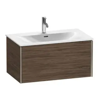 База под раковину Duravit XViu XV40340B121 Walnut Dark-21/рама champagne матовый-B1