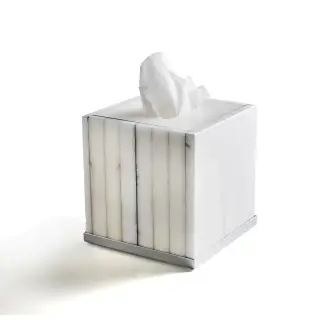 Контейнер для салфеток 3SC RIGATO AL71NL цвет-алебастр/никель