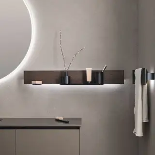 Держатель для полотенец Arbi REED V693 NERO SPAZZOLATO/фронт-ROVERE MASAI