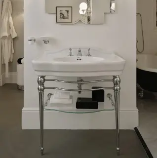 Консоль для ванной комнаты Devon&Devon MELODY JUNIOR DEMELODYJRBI3FCRTR консоль - хром