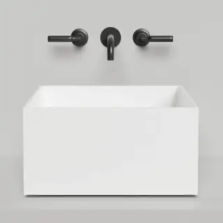 Раковина накладная матовая SALINI ARMONIA SQUARE 02