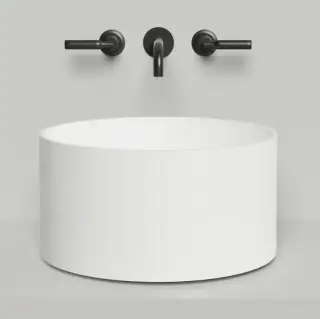 Раковина накладная матовая SALINI ARMONIA ROUND 02