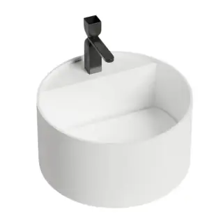 Раковина накладная матовая SALINI ARMONIA ROUND TOP 02