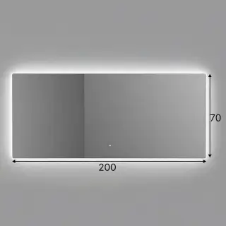 Зеркало для ванной SALINI OMBRA с LED подсветкой