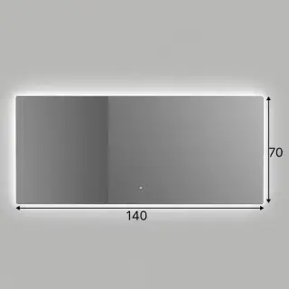 Зеркало для ванной SALINI OMBRA с LED подсветкой