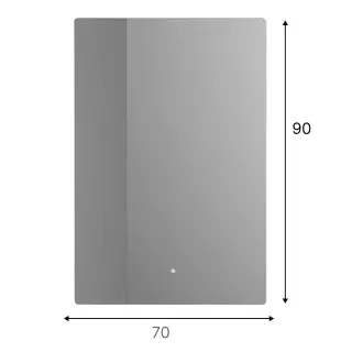 Зеркало для ванной SALINI OMBRA с LED подсветкой