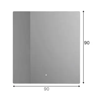 Зеркало для ванной SALINI OMBRA с LED подсветкой