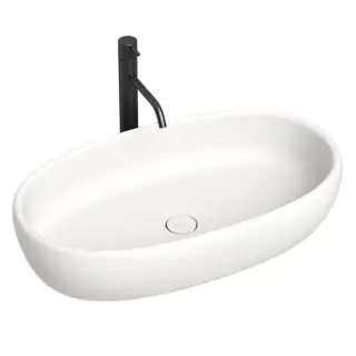 Раковина накладная матовая SALINI LUCE