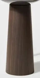 Пьедестал для раковины из материала Flumood, покрытый шпоном d28*65,5h Noce Canaletto