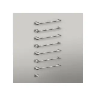 Полотенцесушитель электрический CEA EQUILIBRIO EQB17S = TRS01+SEL01(x7шт.)+BOT03 cталь матовая