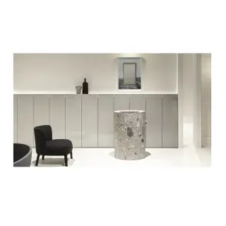 Колонна подвесная GRIGIO SMOG LUCIDO-715 1 дверка, с топом, с трансформатором 36*18*119h GRIGIO SMOG LUCIDO-715