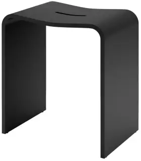 Табурет для ванной 40*28*h46, черный матовый