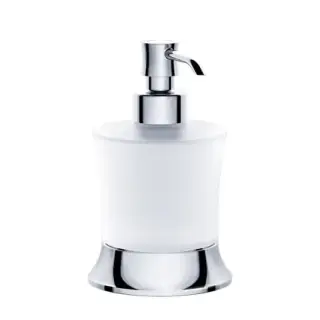 Дозатор Jorger Valencia 638.00.016.036 Matt glass/satin nickel