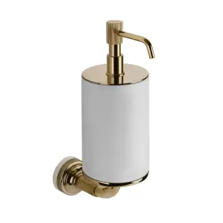 Дозатор Gessi VENTI20 65413#710 белый/латунь PVD