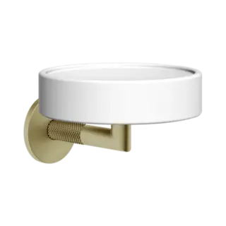 Мыльница Gessi ANELLO 63701#727 White/Brushed Brass PVD/727