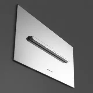 Клавиша смыва 27*15.5h черный матовый