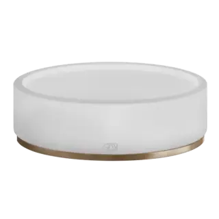 Мыльница Gessi GESSI316 54725#726 белый/Warm Bronze Brushed PVD