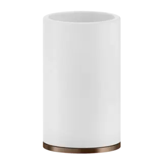 Стакан Gessi INCISO/VENTI20 58531#708 белый/браш.Медный PVD