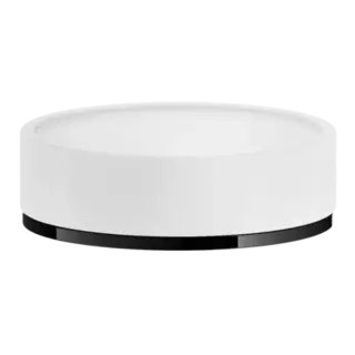 Мыльница Gessi INCISO/VENTI20 58525#706 белый/Black Metal PVD