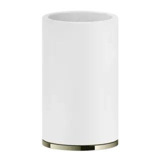 Стакан Gessi INCISO/VENTI20 58531#720 белый/Металлик PVD