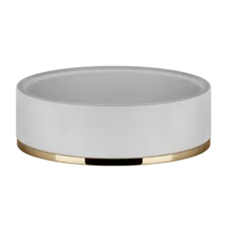 Мыльница Gessi INCISO/VENTI20 58525#735 белый/Warm Bronze PVD
