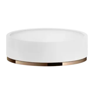 Мыльница Gessi INCISO/VENTI20 58525#030 белый/Медный PVD