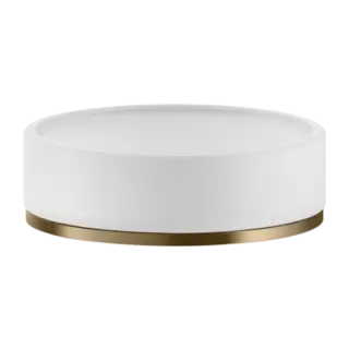 Мыльница Gessi INCISO/VENTI20 58525#726 белый/Warm Bronze Brushed PVD