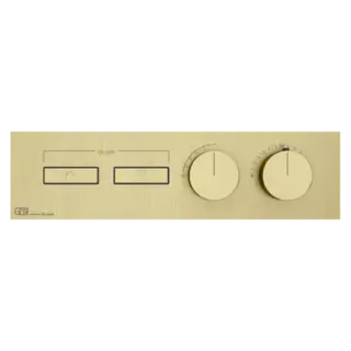 Термостат Gessi HI-FI 63012#727 цвет-браш.латунь PVD