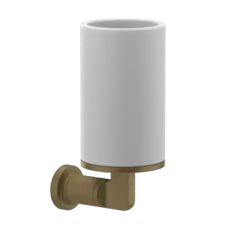 Стакан Gessi INCISO 58507#713 белый/античная латунь