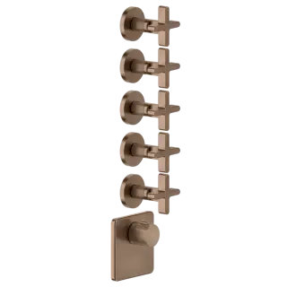 Термостат Gessi INCISO 58350#708 браш.Медный PVD